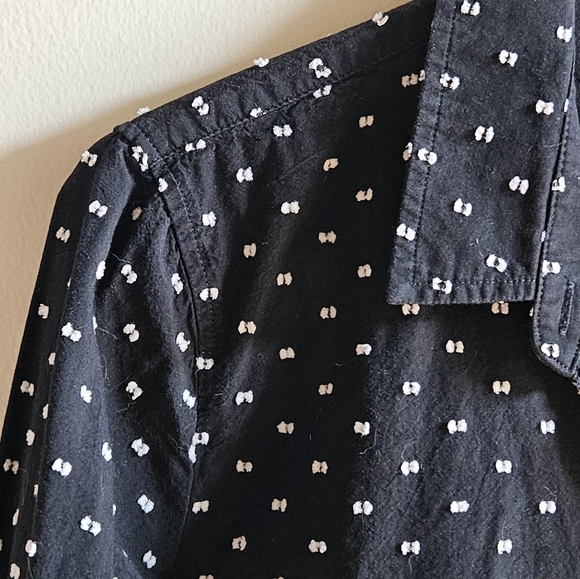 Banana Republic Dobby Untucked Classic Shirt in Women's M - Picture 11 of 13